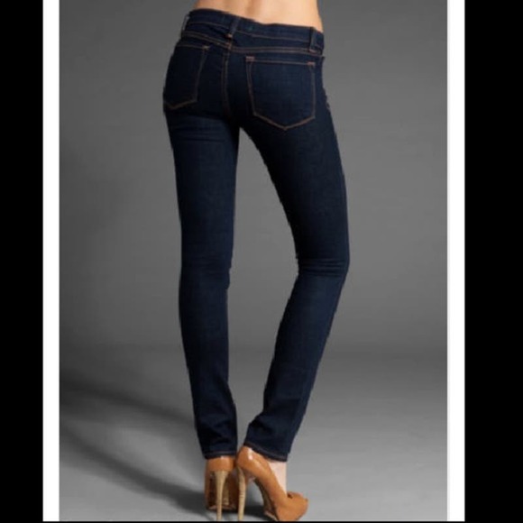J Brand Women's Boot Cut Jeans - Dark Blue - Picture 2 of 7